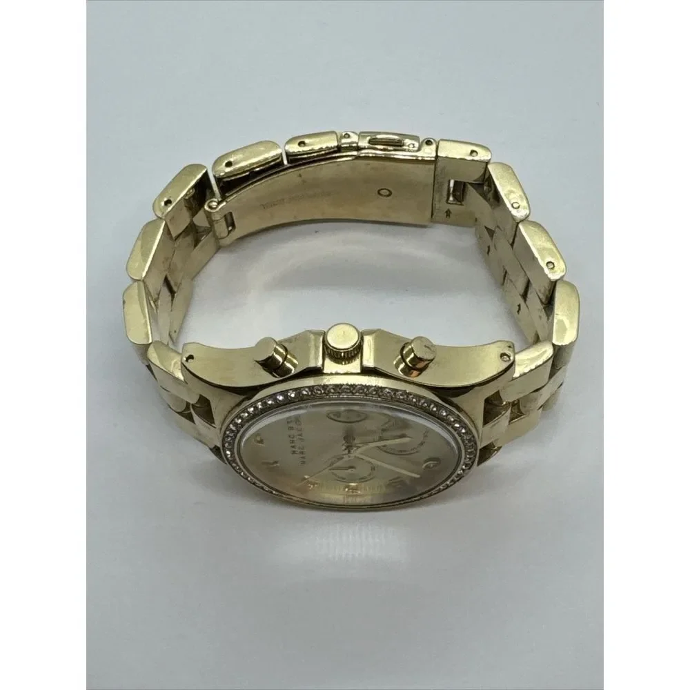 Marc Jacobs MBM3105 Women's Gold Stainless Steel Analog Dial Quartz Watch JNA734